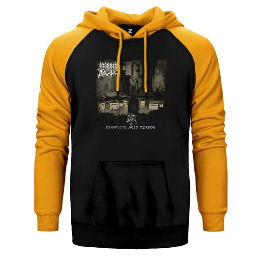 Morbid Angel Complete Acid Terror Çift Renk Reglan Kol Sweatshirt / Hoodie