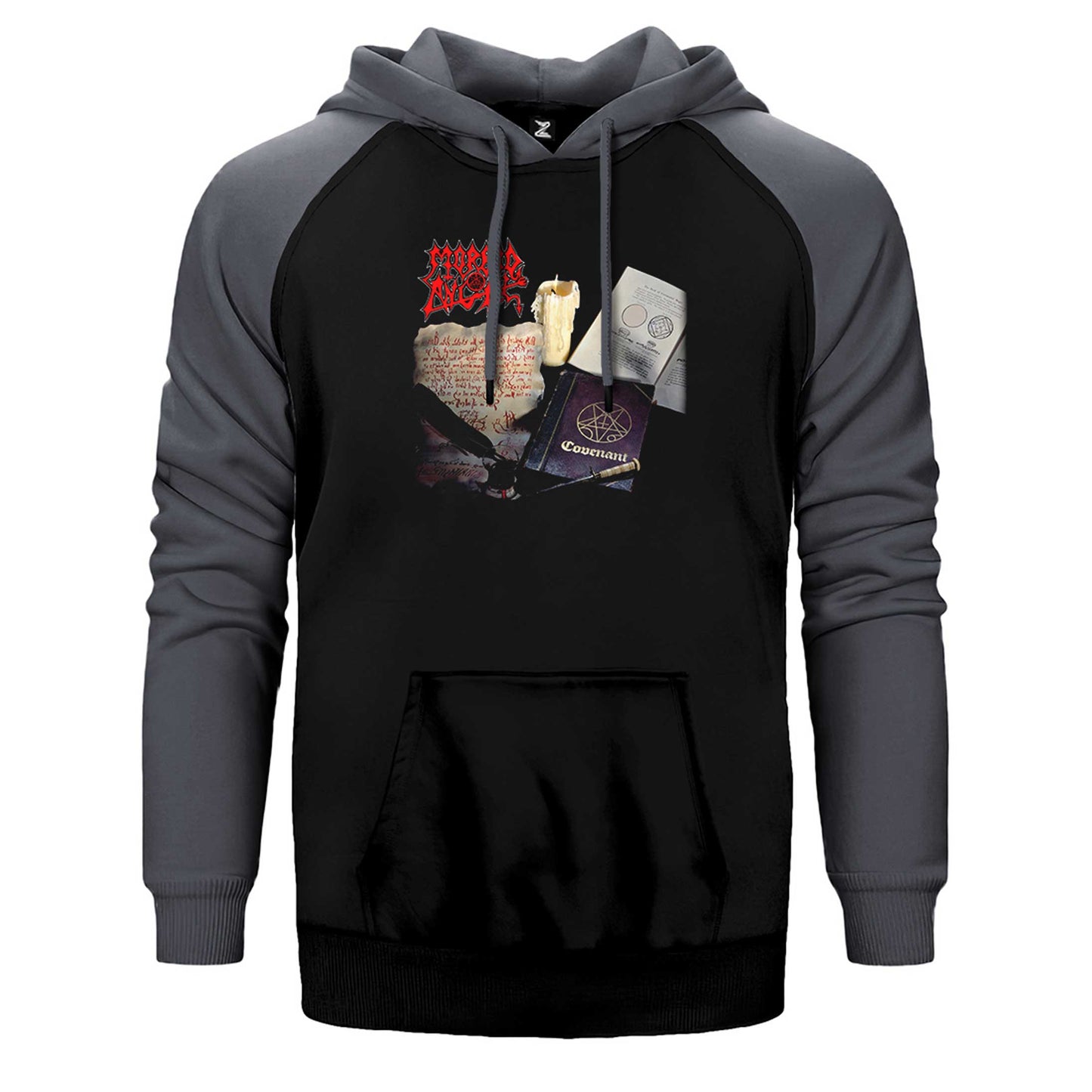 Morbid Angel Covenant Çift Renk Reglan Kol Sweatshirt / Hoodie