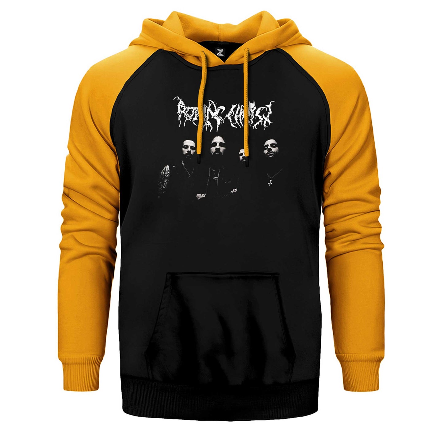 Rotting Christ Grup Çift Renk Reglan Kol Sweatshirt / Hoodie