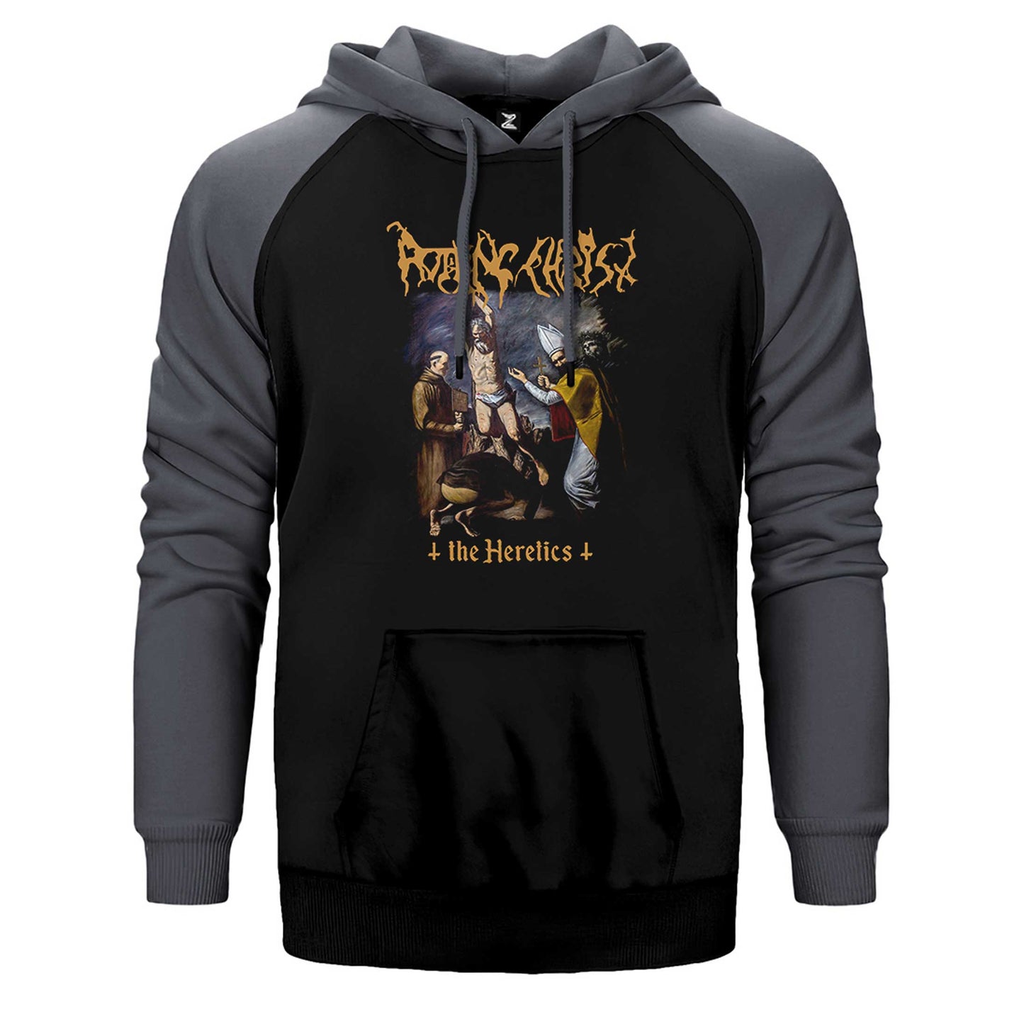 Rotting Christ The Heretics Çift Renk Reglan Kol Sweatshirt / Hoodie