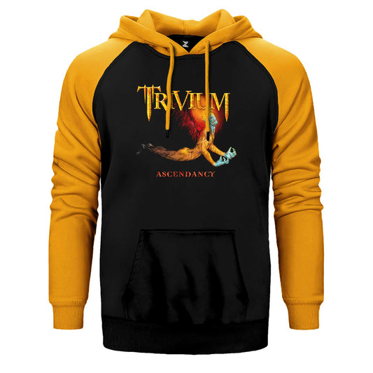 Trivium Ascendancy Çift Renk Reglan Kol Sweatshirt / Hoodie