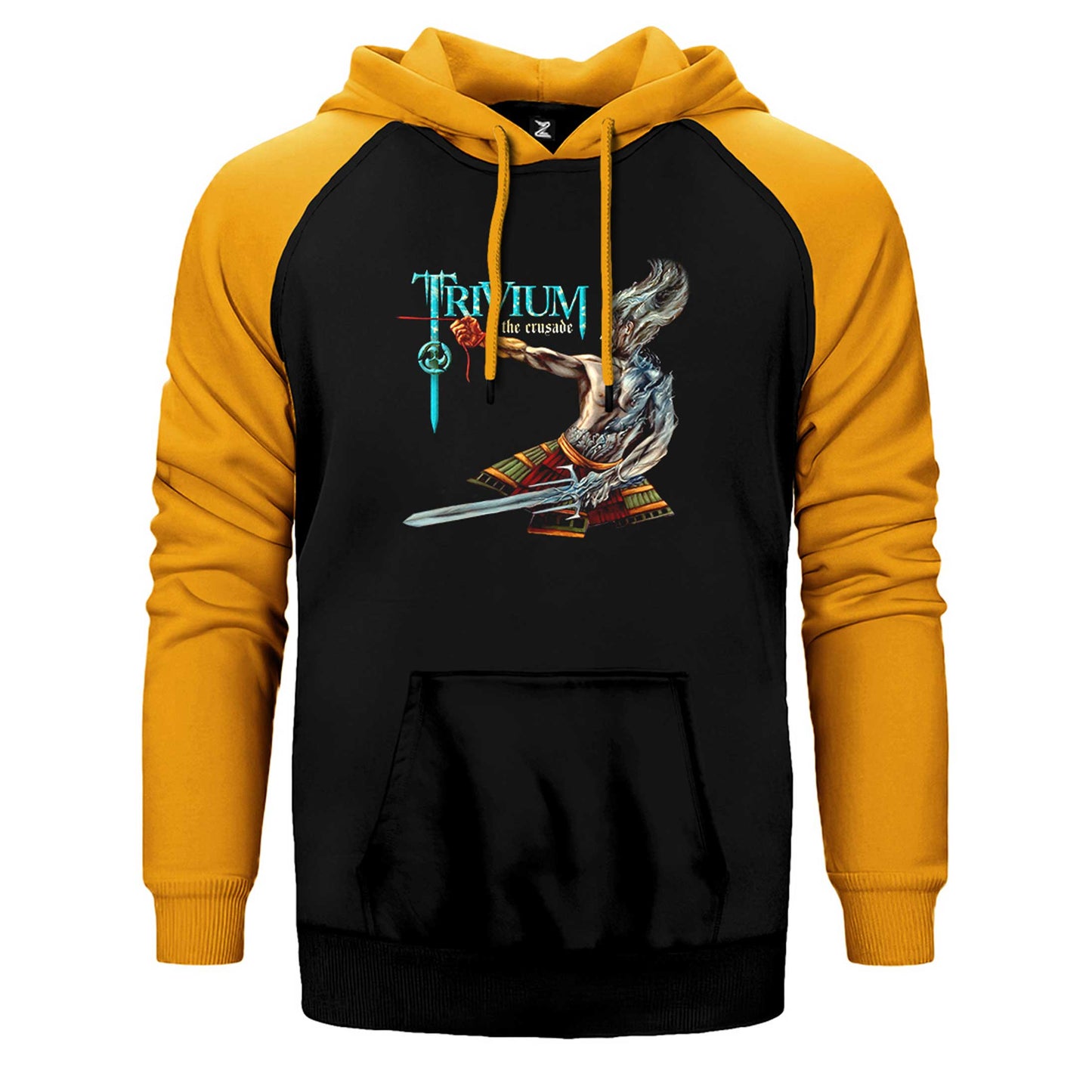 Trivium The Crusade Çift Renk Reglan Kol Sweatshirt / Hoodie