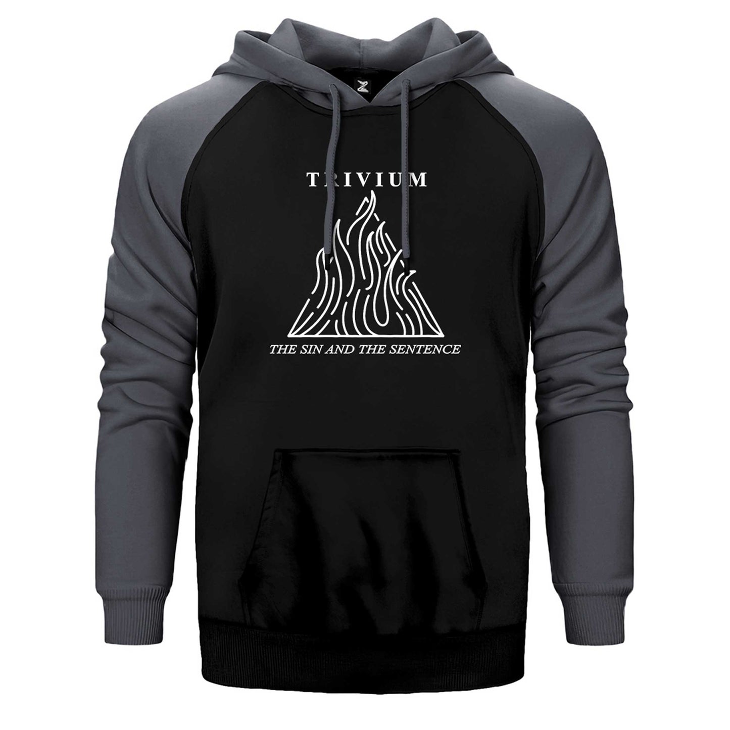 Trivium The Sin And The Sentence Çift Renk Reglan Kol Sweatshirt / Hoodie
