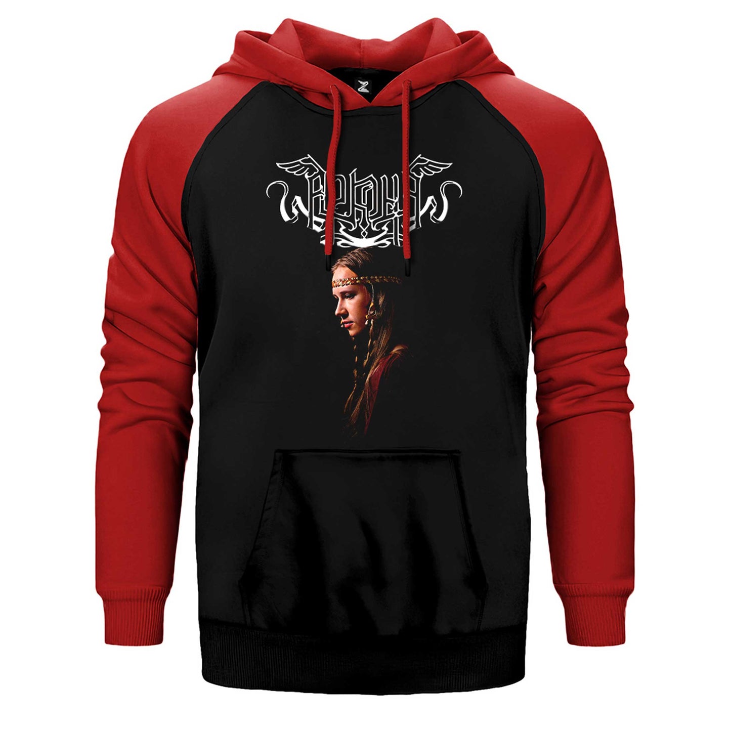Arkona Zhizn Vo Slavu Çift Renk Reglan Kol Sweatshirt / Hoodie