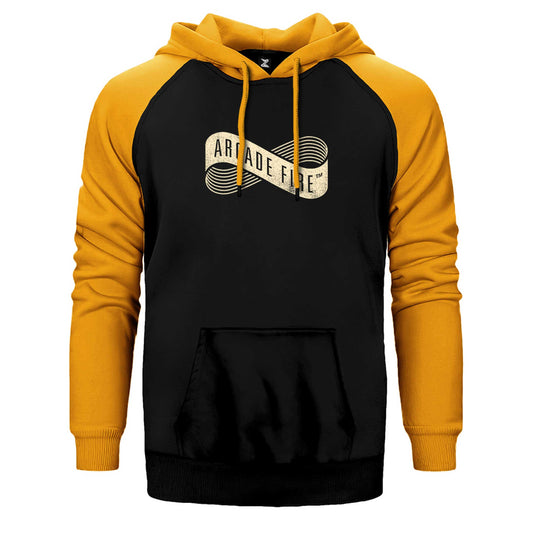 Arcade Fire Live On Stage Çift Renk Reglan Kol Sweatshirt / Hoodie