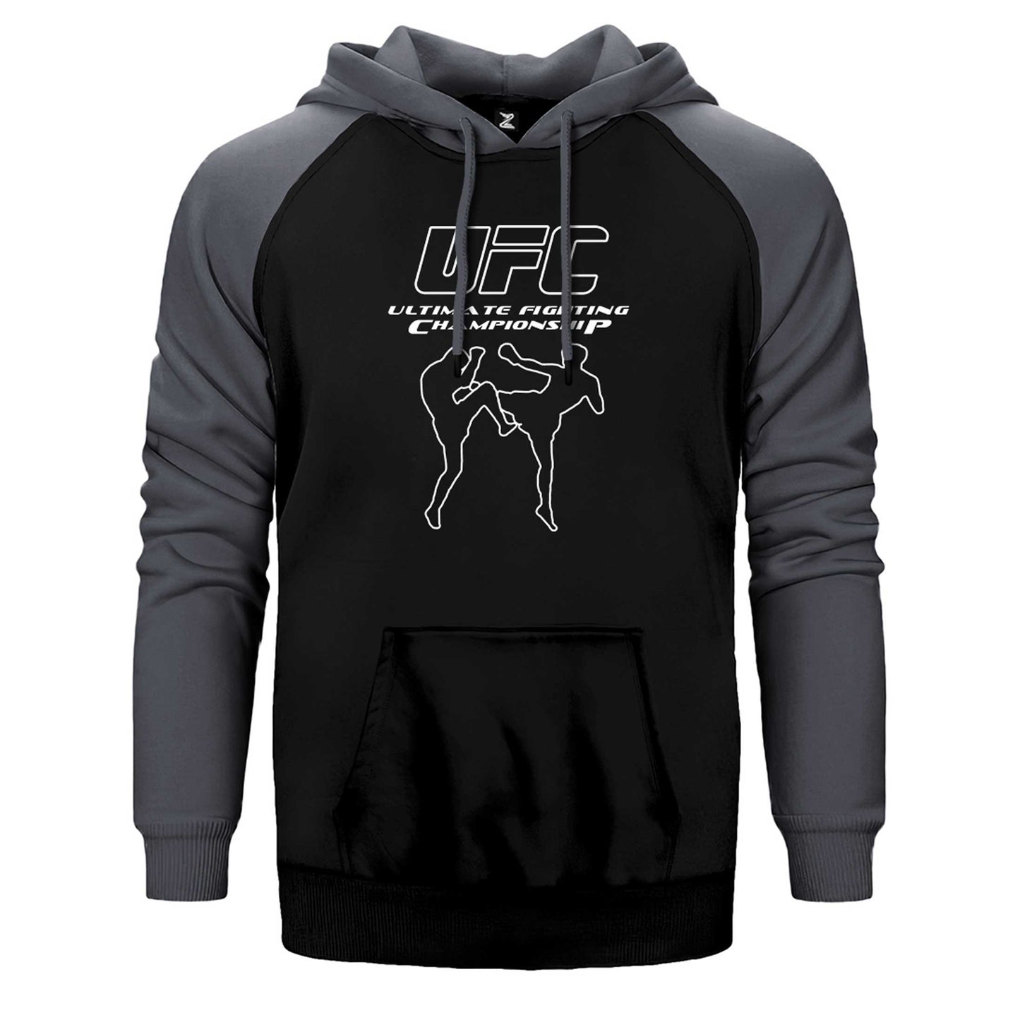 UFC KİCK Çift Renk Reglan Kol Sweatshirt / Hoodie
