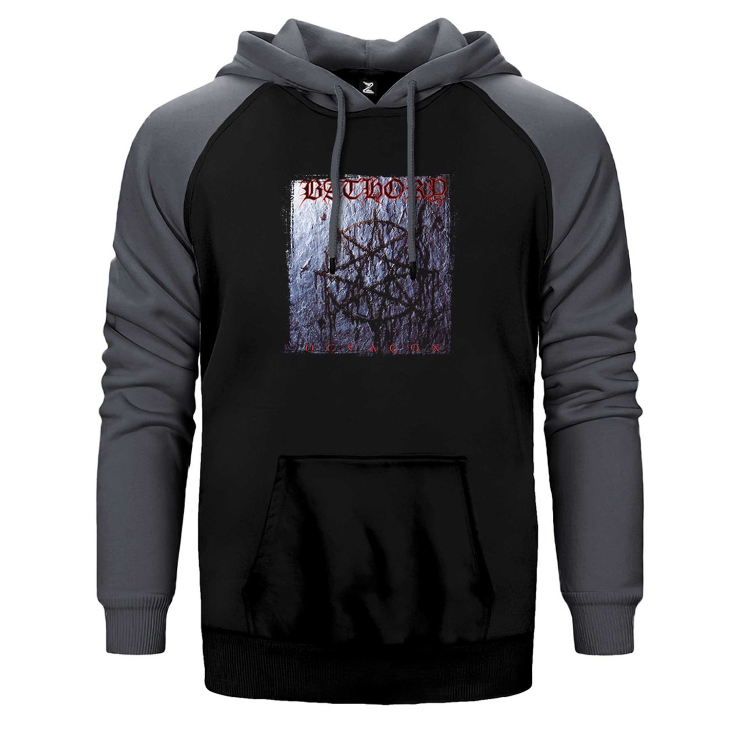 Bathory Octagon Çift Renk Reglan Kol Sweatshirt / Hoodie