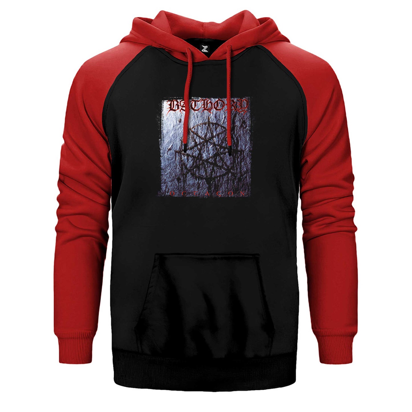 Bathory Octagon Çift Renk Reglan Kol Sweatshirt / Hoodie