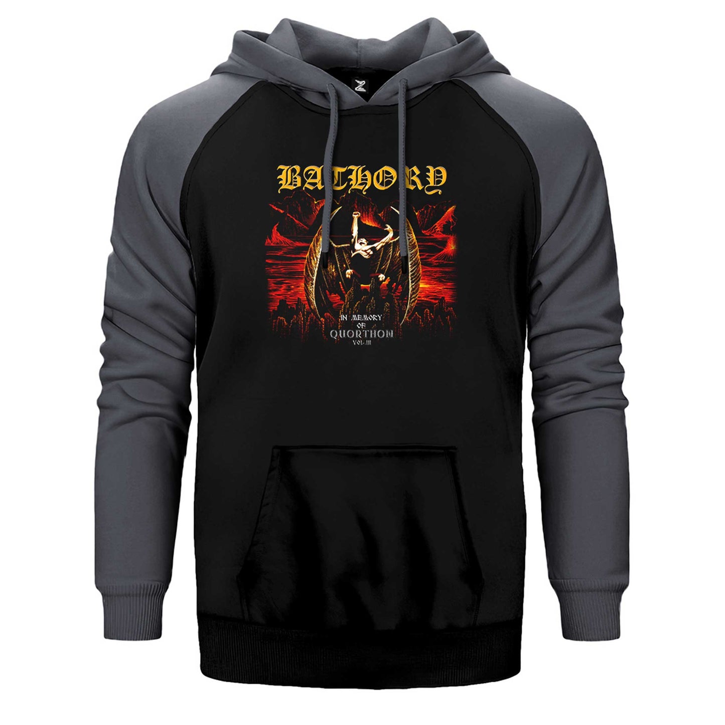 Bathory In Memory of Quorthon Çift Renk Reglan Kol Sweatshirt / Hoodie