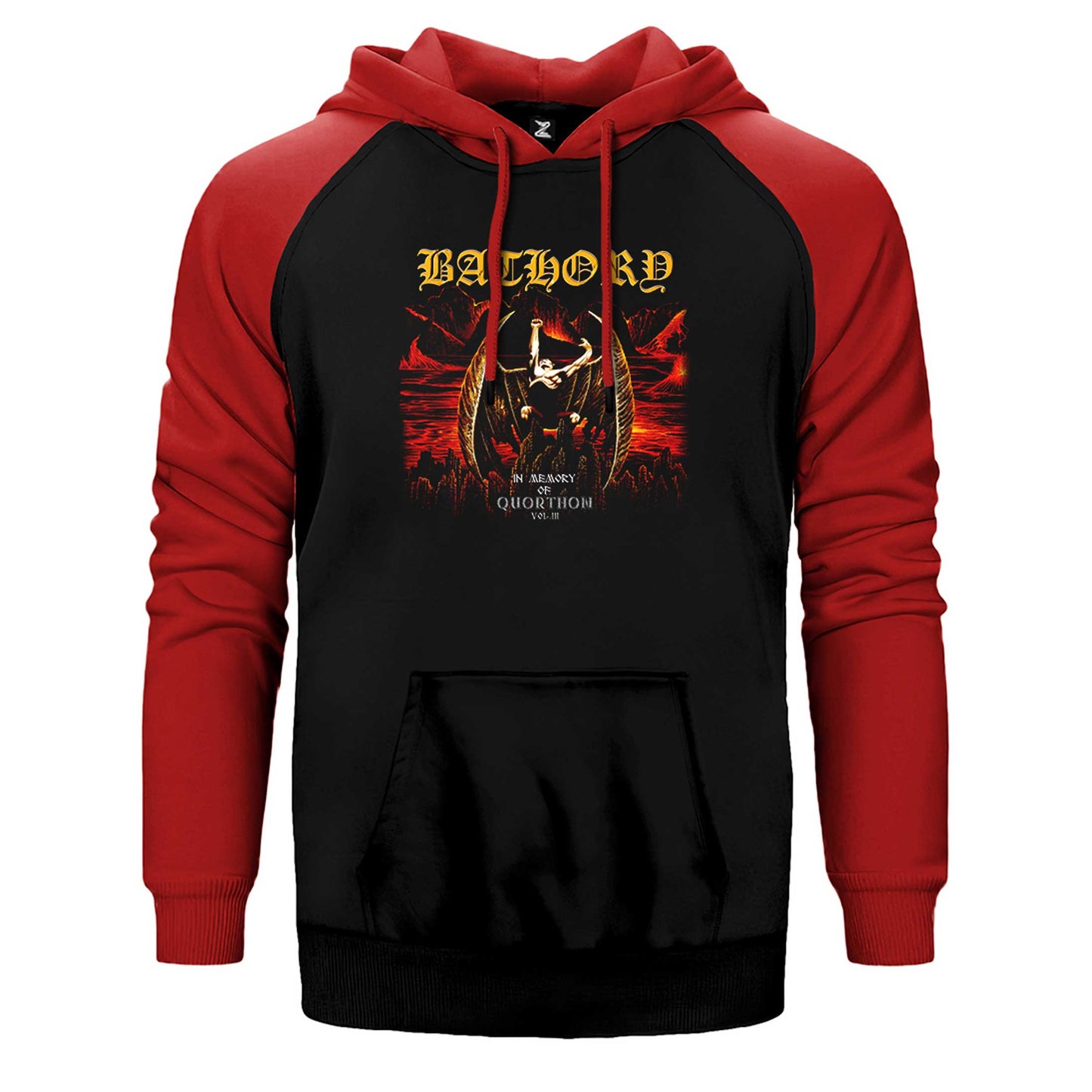 Bathory In Memory of Quorthon Çift Renk Reglan Kol Sweatshirt / Hoodie