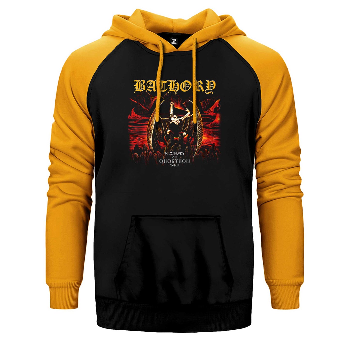 Bathory In Memory of Quorthon Çift Renk Reglan Kol Sweatshirt / Hoodie