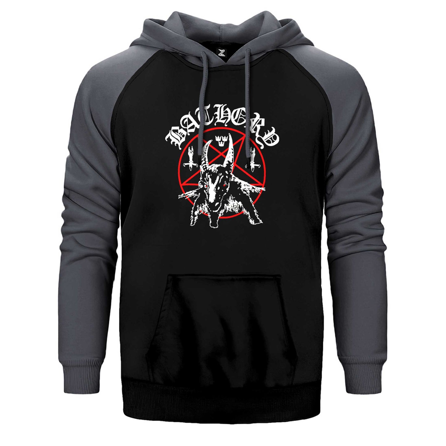 Bathory Graphic Çift Renk Reglan Kol Sweatshirt / Hoodie