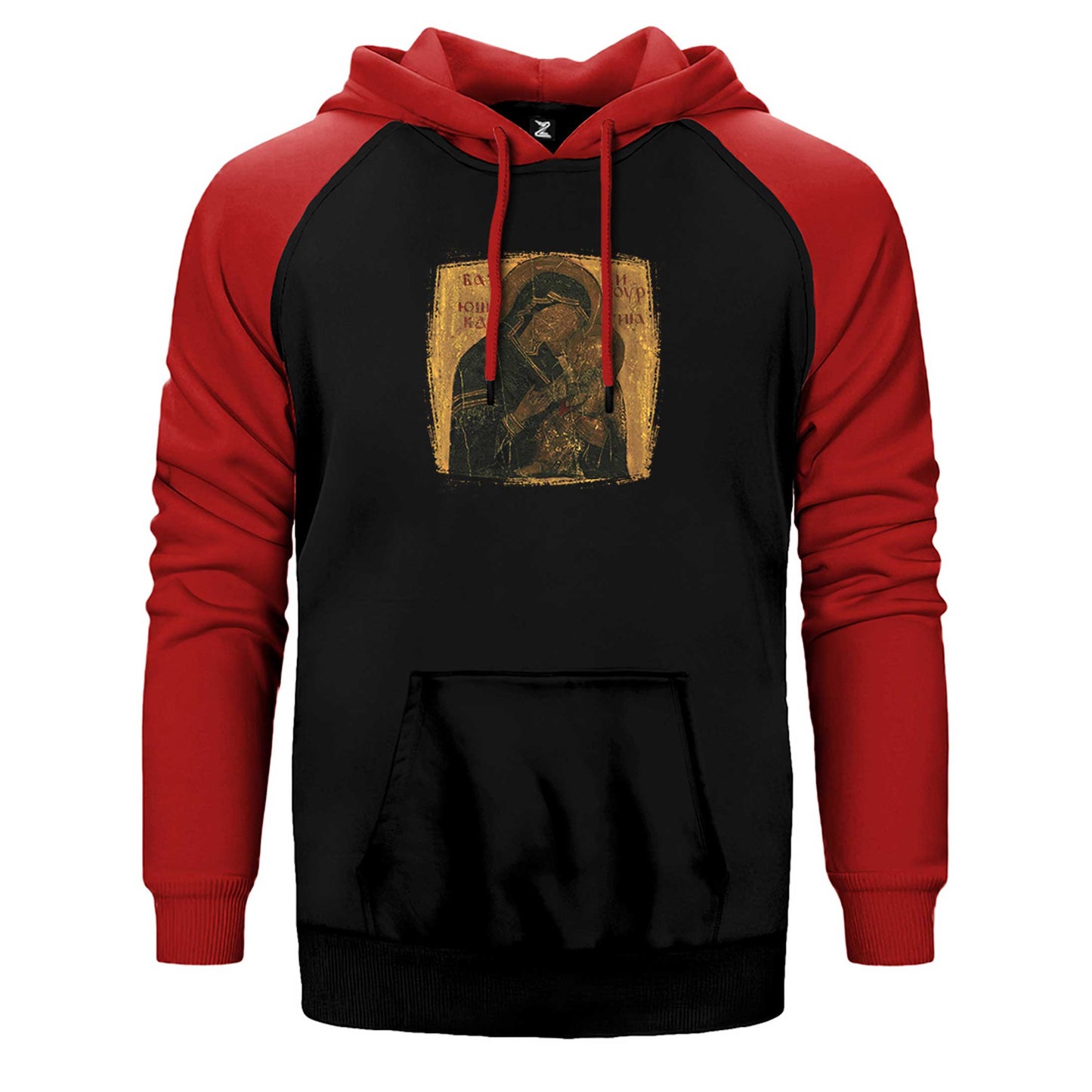 Batushka Panihida Çift Renk Reglan Kol Sweatshirt / Hoodie