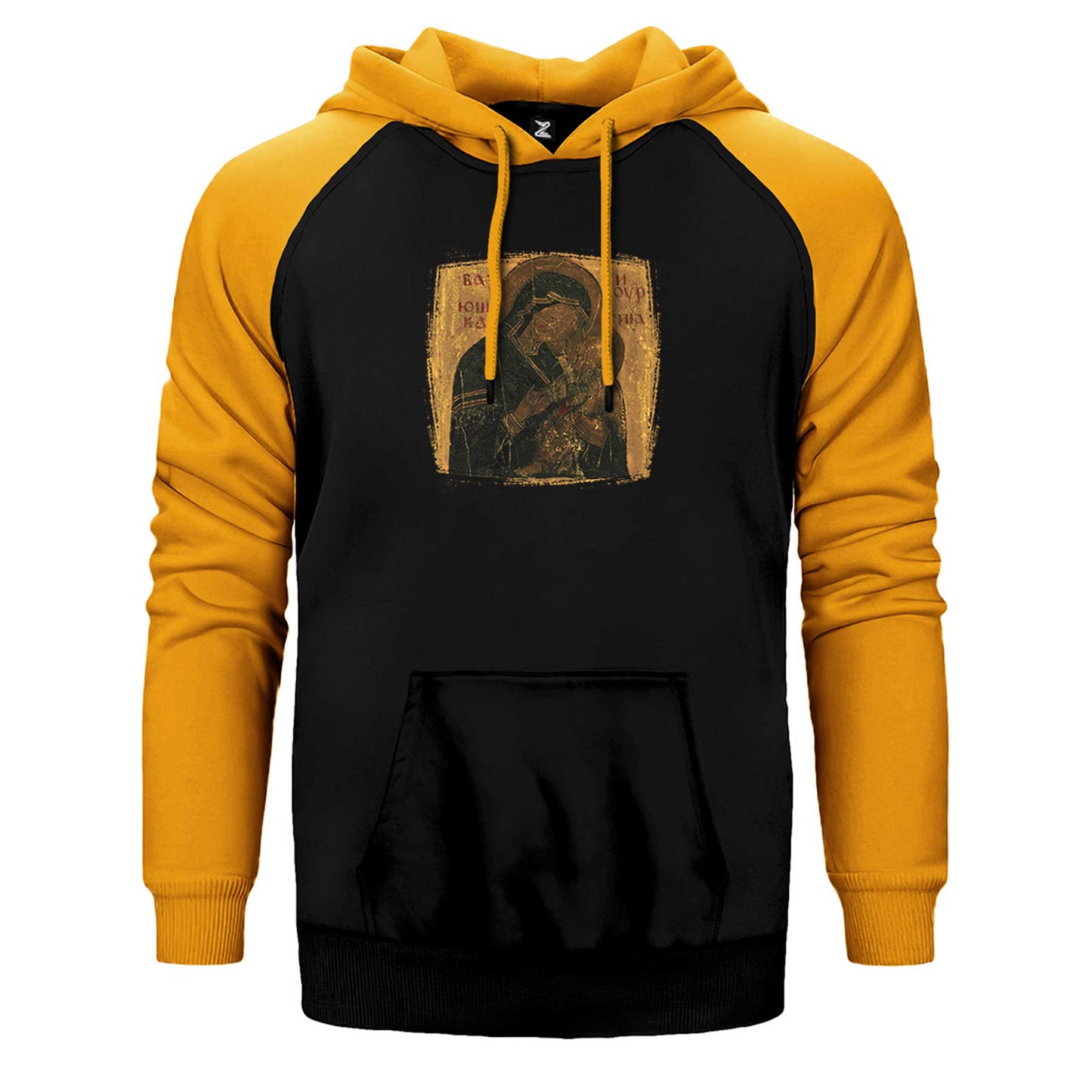 Batushka Panihida Çift Renk Reglan Kol Sweatshirt / Hoodie