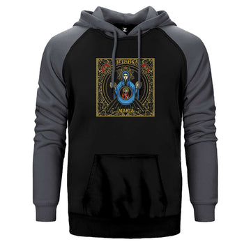 Batushka Raskol Design Çift Renk Reglan Kol Sweatshirt / Hoodie