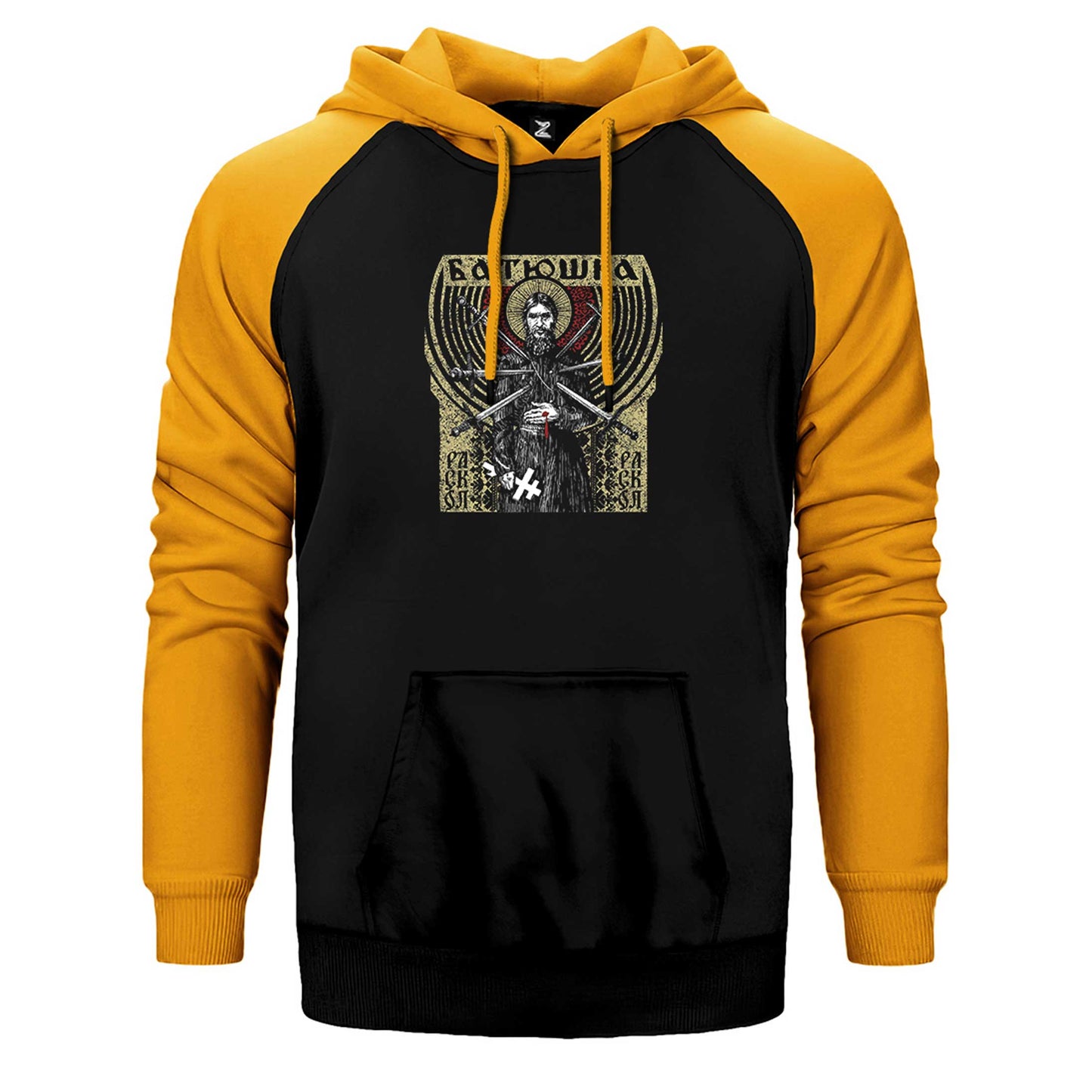 Batushka Raskol Çift Renk Reglan Kol Sweatshirt / Hoodie