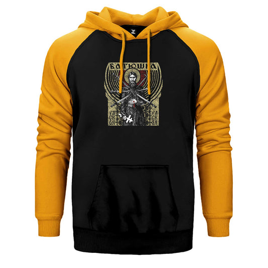 Batushka Raskol Çift Renk Reglan Kol Sweatshirt / Hoodie