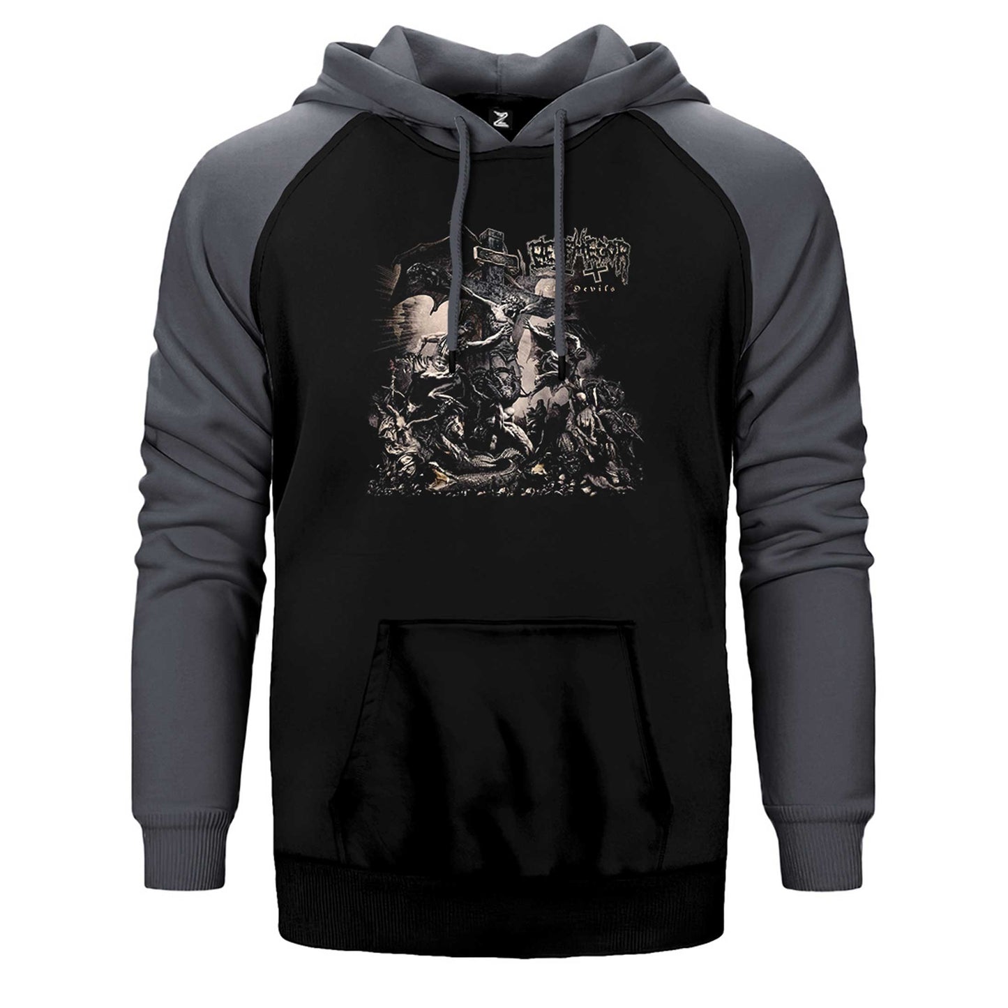 Belphegor the Devils Çift Renk Reglan Kol Sweatshirt / Hoodie