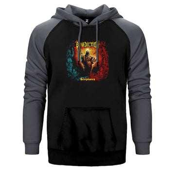 Benediction Scriptures Çift Renk Reglan Kol Sweatshirt / Hoodie