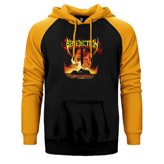Benediction Subconscious Terror Çift Renk Reglan Kol Sweatshirt / Hoodie