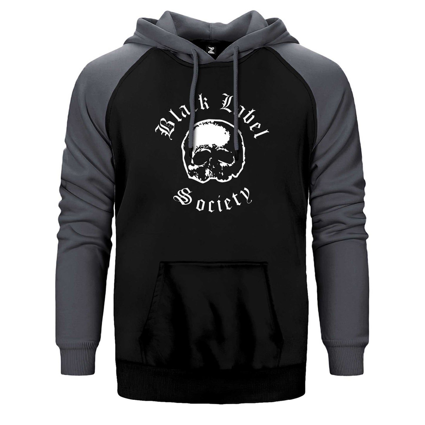 Black Label Society Çift Renk Reglan Kol Sweatshirt / Hoodie