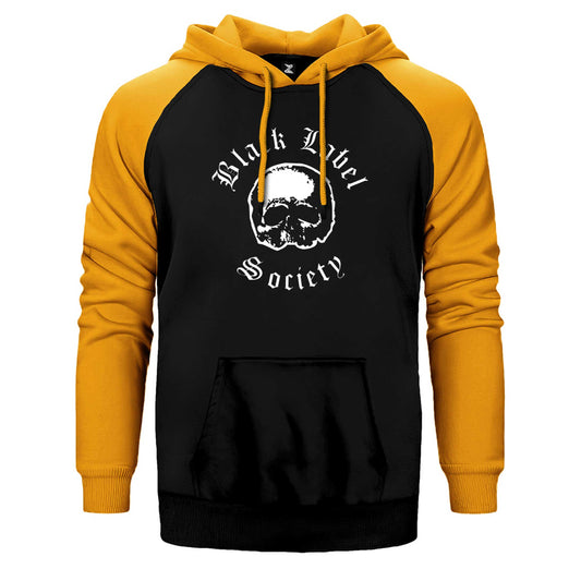 Black Label Society Çift Renk Reglan Kol Sweatshirt / Hoodie