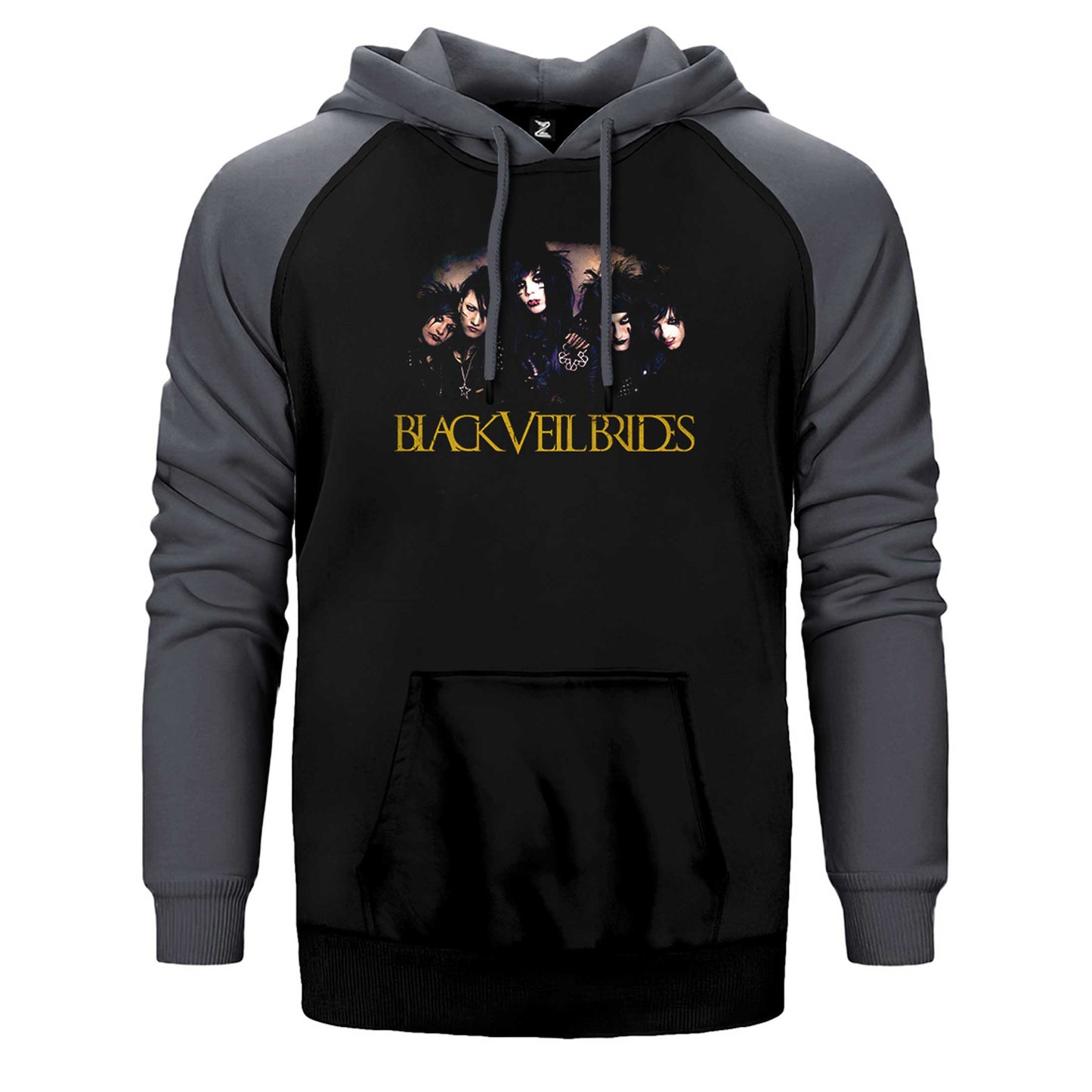 Black Veil Brides Grup Çift Renk Reglan Kol Sweatshirt / Hoodie