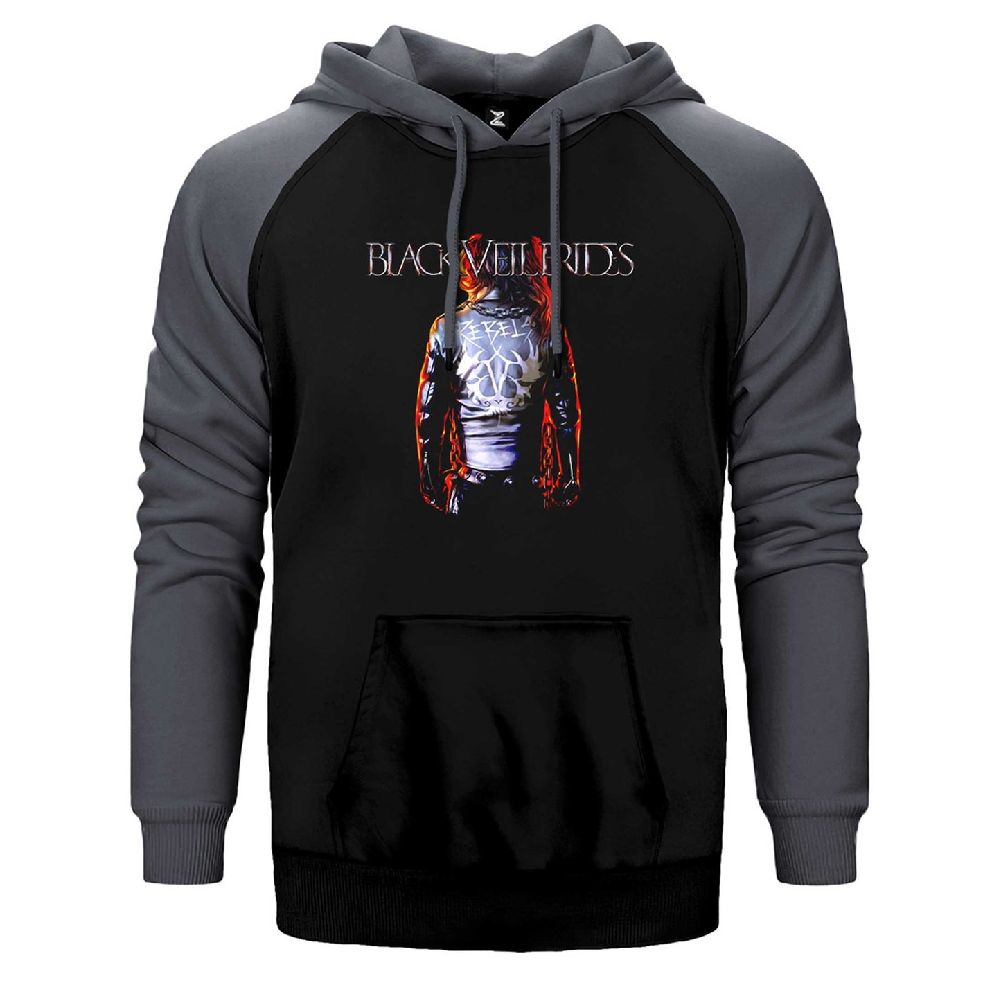 Black Veil Brides Rebels Çift Renk Reglan Kol Sweatshirt / Hoodie