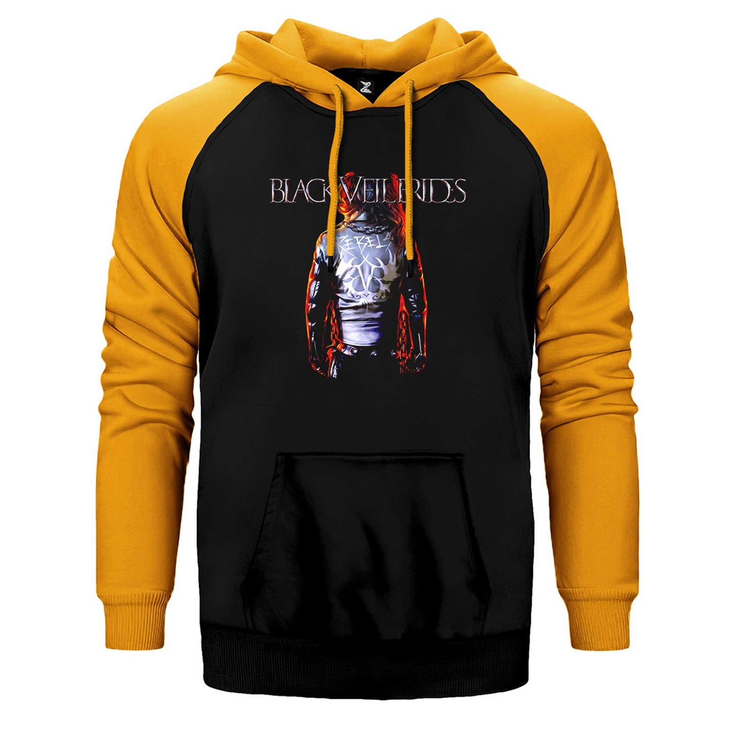 Black Veil Brides Rebels Çift Renk Reglan Kol Sweatshirt / Hoodie