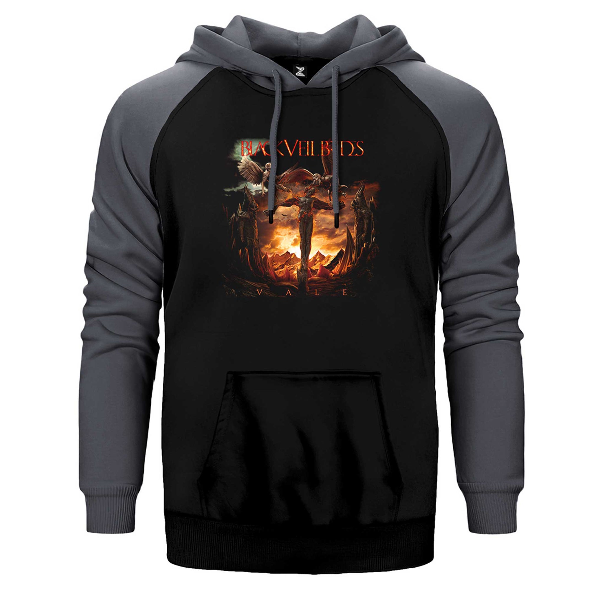 Black Veil Brides Vale Çift Renk Reglan Kol Sweatshirt / Hoodie