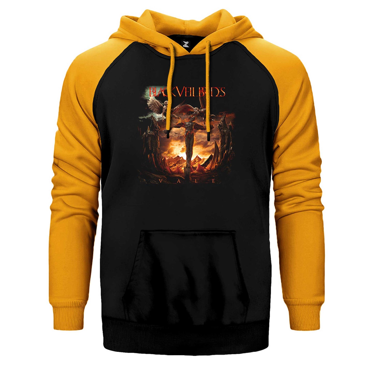 Black Veil Brides Vale Çift Renk Reglan Kol Sweatshirt / Hoodie