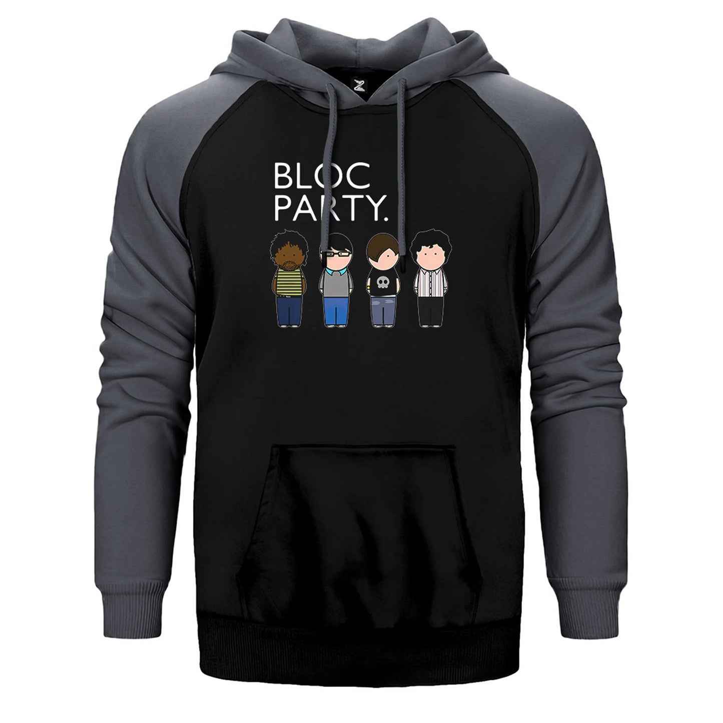 Bloc Party Grup Çift Renk Reglan Kol Sweatshirt / Hoodie