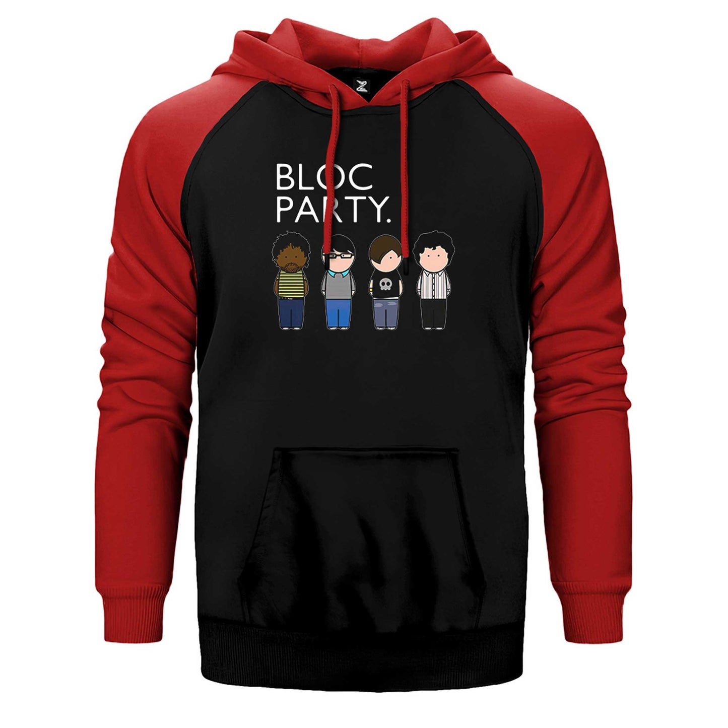 Bloc Party Grup Çift Renk Reglan Kol Sweatshirt / Hoodie