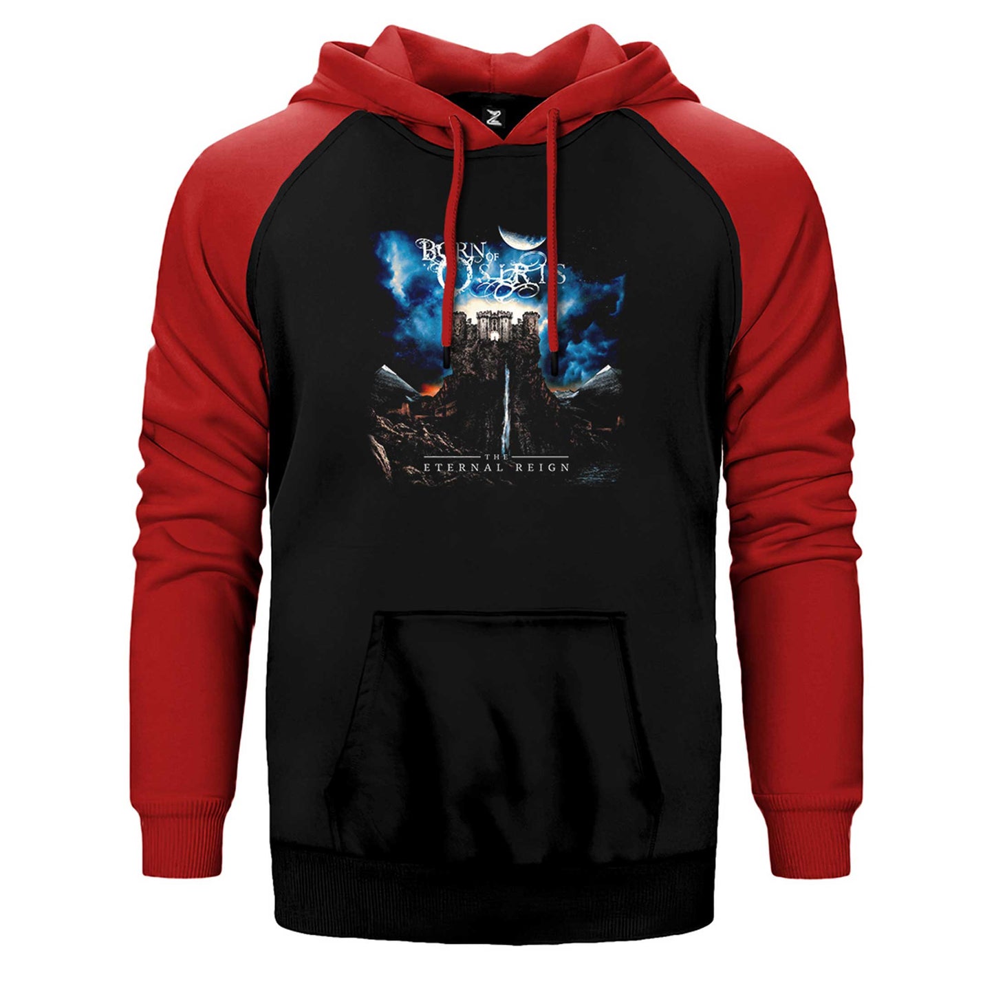 Born of Osiris the Eternal Reign Çift Renk Reglan Kol Sweatshirt / Hoodie