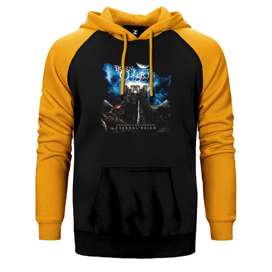 Born of Osiris the Eternal Reign Çift Renk Reglan Kol Sweatshirt / Hoodie