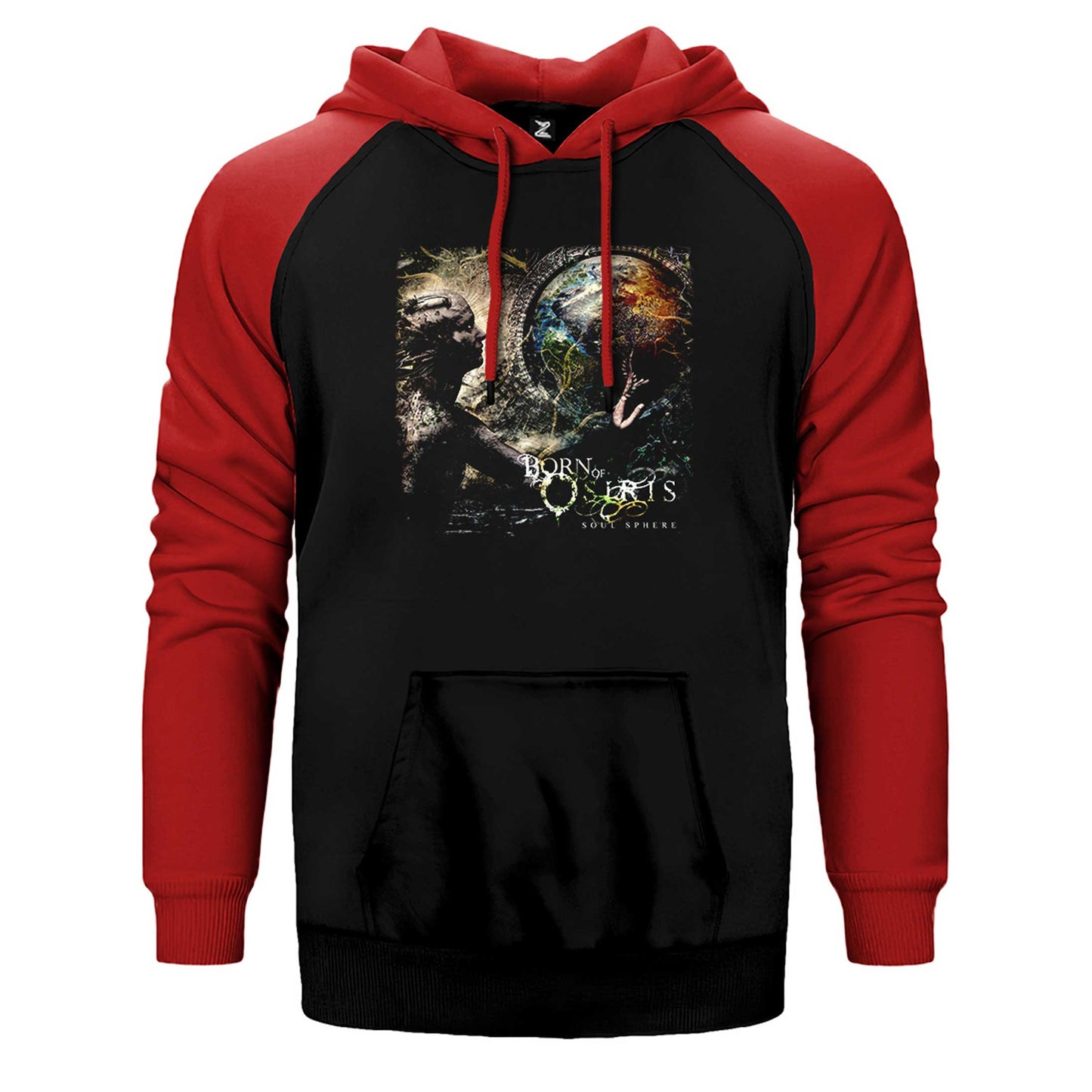 Born of Osiris Soul Sphere Çift Renk Reglan Kol Sweatshirt / Hoodie