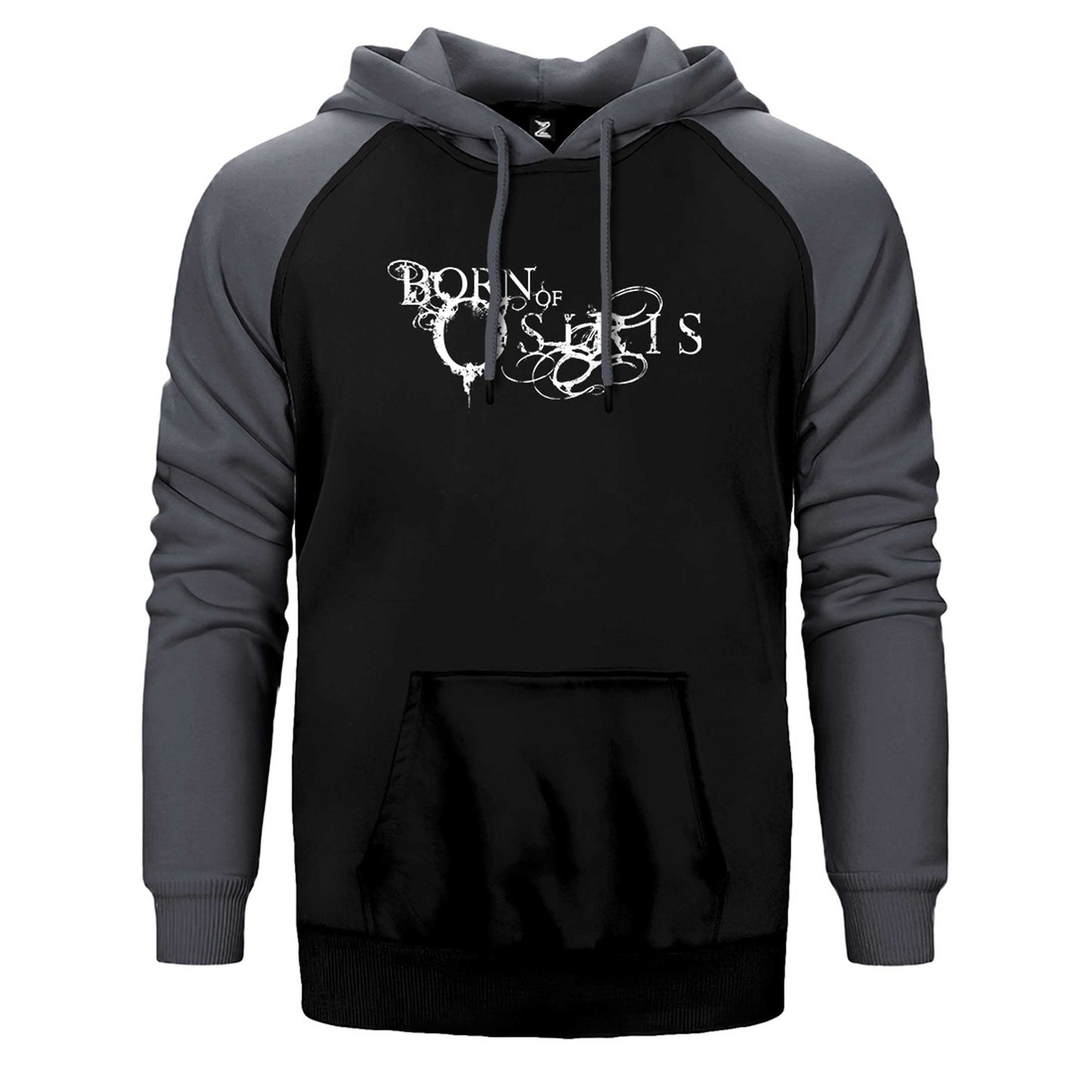 Born of Osiris Black Çift Renk Reglan Kol Sweatshirt / Hoodie