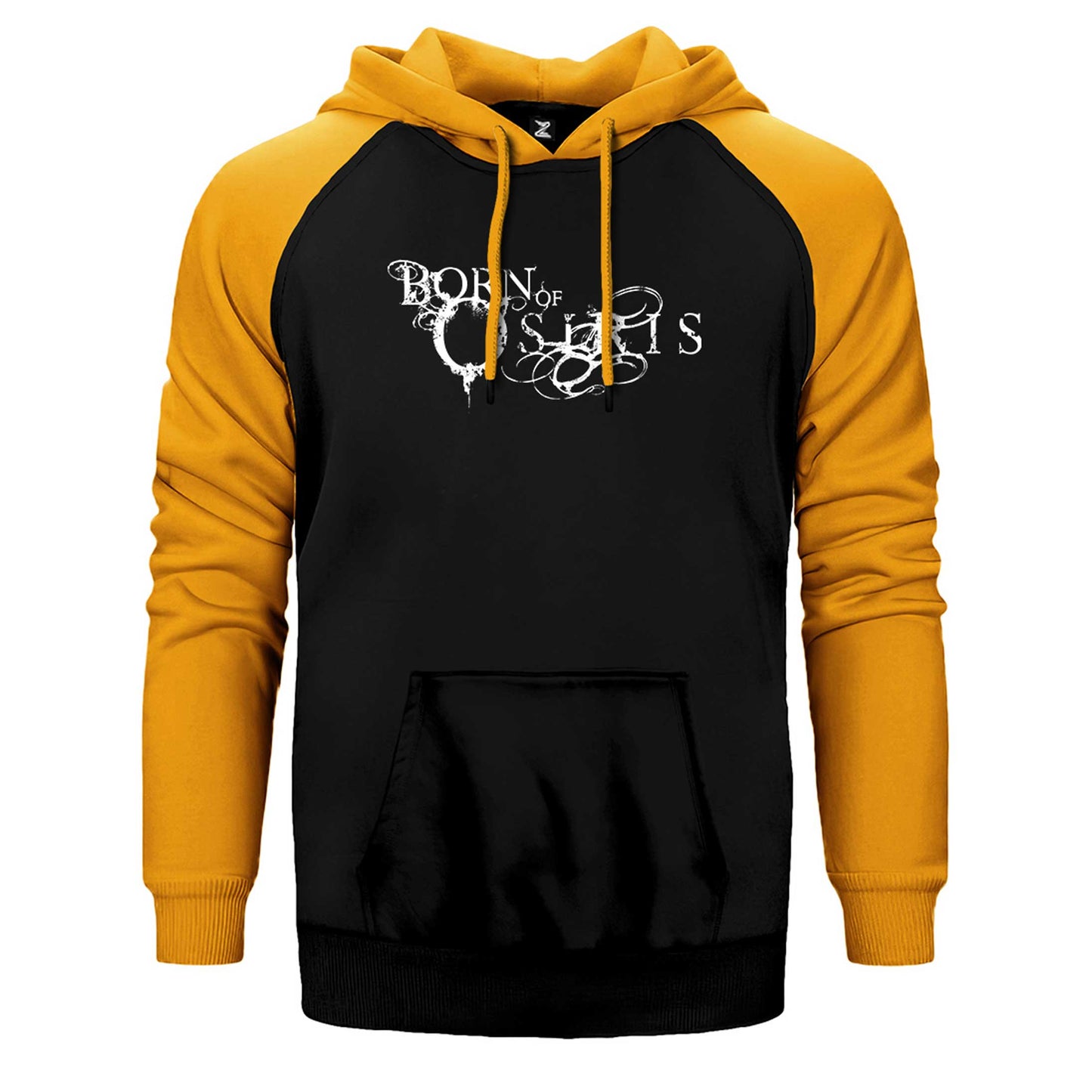 Born of Osiris Black Çift Renk Reglan Kol Sweatshirt / Hoodie