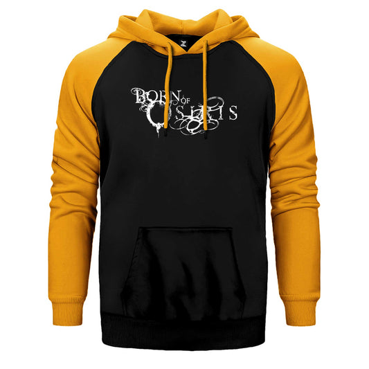 Born of Osiris Black Çift Renk Reglan Kol Sweatshirt / Hoodie