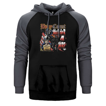 Body Count Murder 4 Hire Çift Renk Reglan Kol Sweatshirt / Hoodie