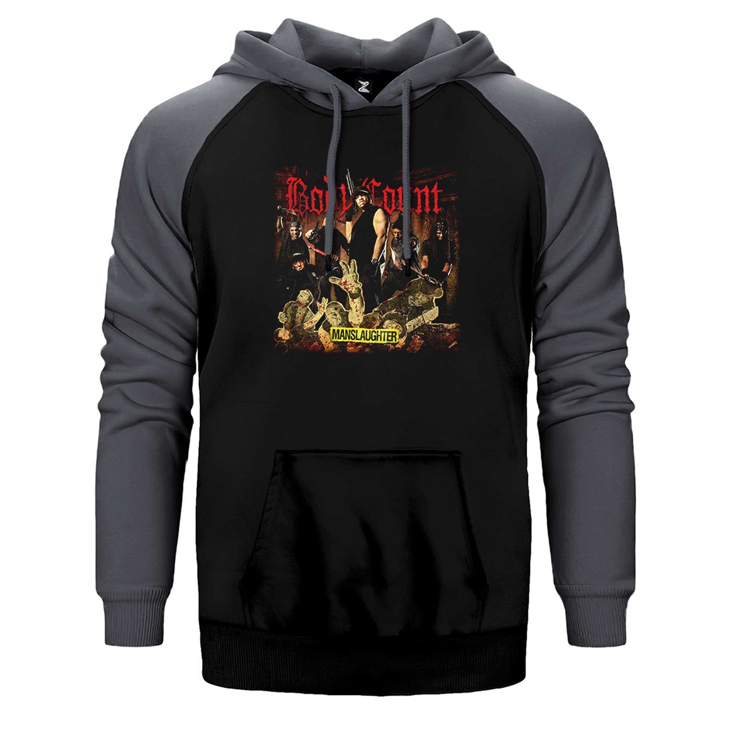 Body Count Manslaughter Çift Renk Reglan Kol Sweatshirt / Hoodie