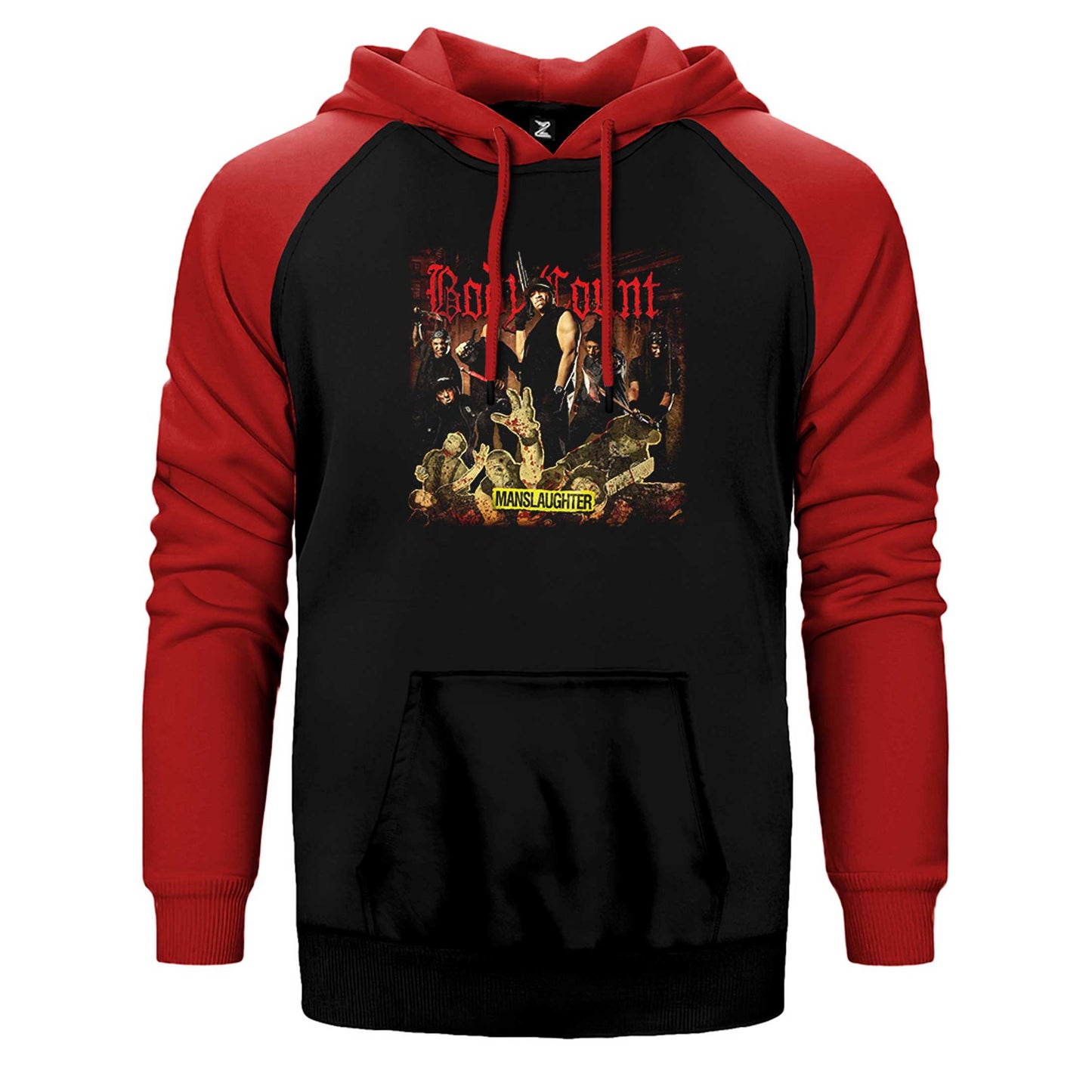 Body Count Manslaughter Çift Renk Reglan Kol Sweatshirt / Hoodie