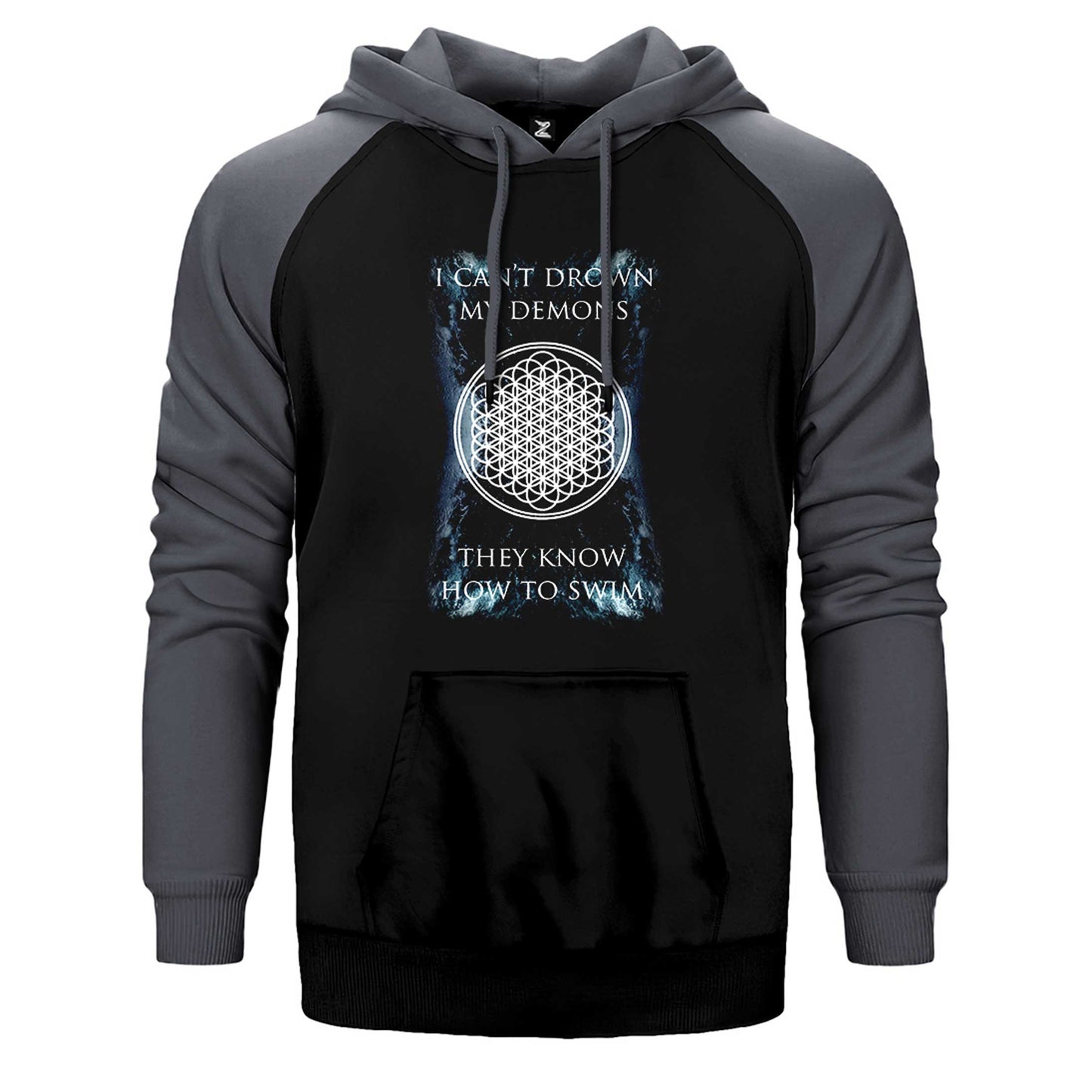 Bring Me The Horizon I Can't Drown My Demons Çift Renk Reglan Kol Sweatshirt / Hoodie