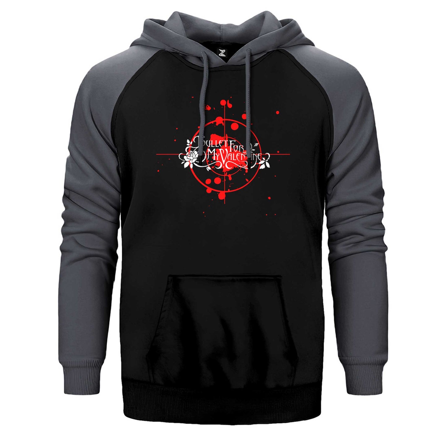 Bullet For My Valentine Target Çift Renk Reglan Kol Sweatshirt / Hoodie