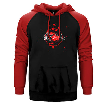 Bullet For My Valentine Target Çift Renk Reglan Kol Sweatshirt / Hoodie