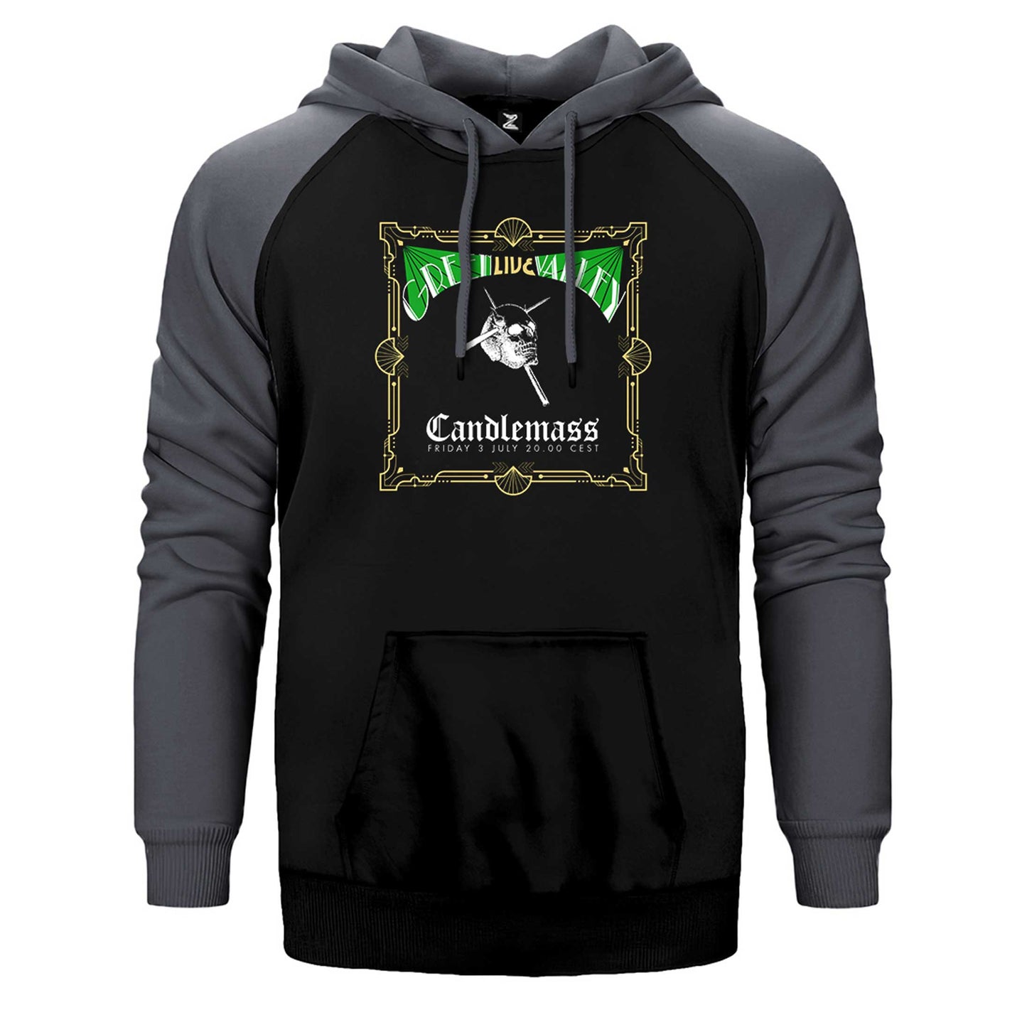 Candlemass Green Valley Çift Renk Reglan Kol Sweatshirt / Hoodie