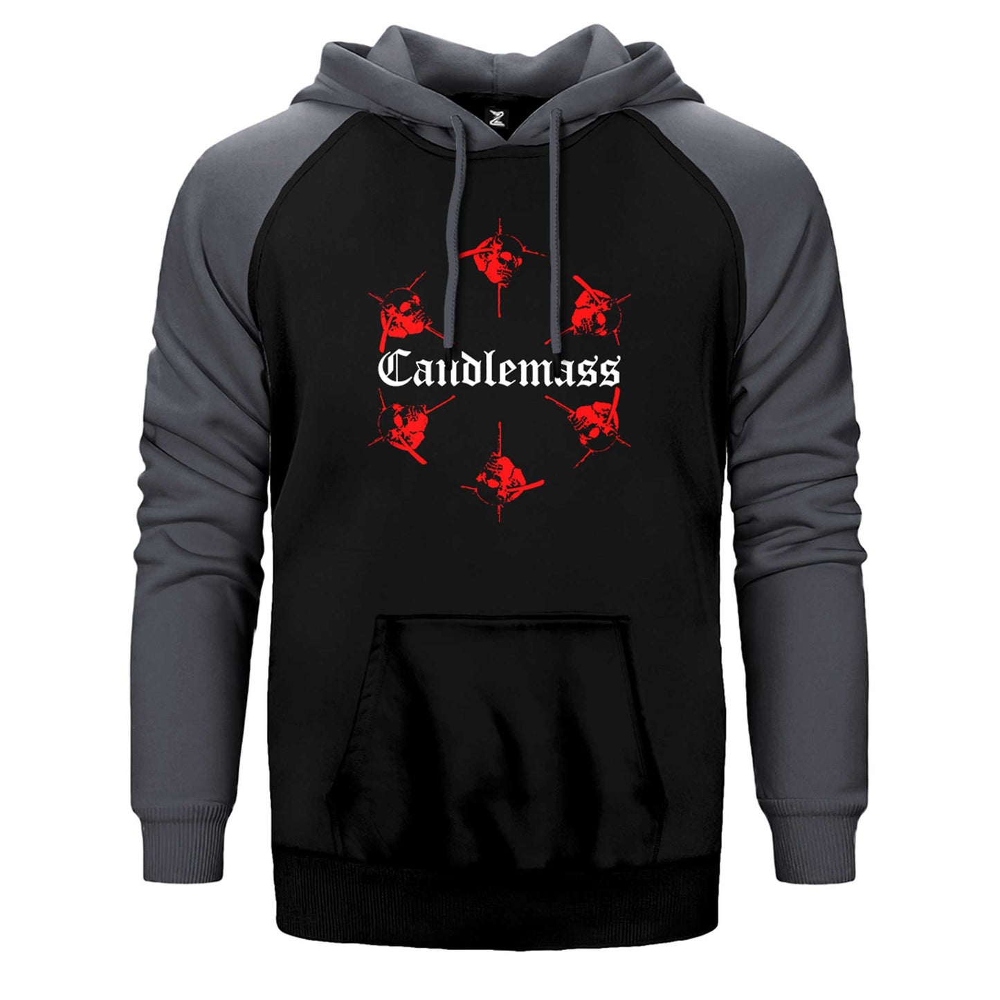 Candlemass Çift Renk Reglan Kol Sweatshirt / Hoodie