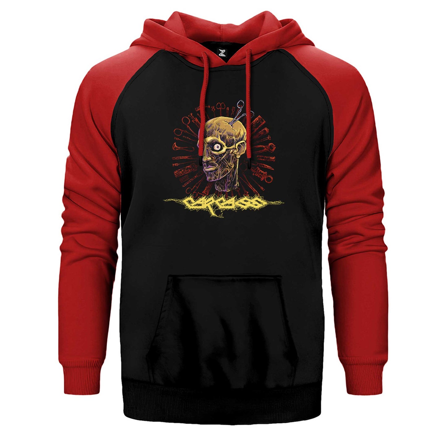 Carcass Surgical Steel Çift Renk Reglan Kol Sweatshirt / Hoodie