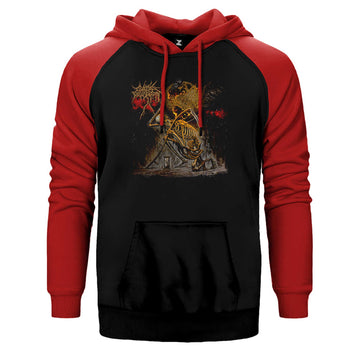 Cattle Decapitation Death Atlas Çift Renk Reglan Kol Sweatshirt / Hoodie