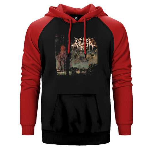 Chelsea Grin Suffer in Hell Çift Renk Reglan Kol Sweatshirt / Hoodie